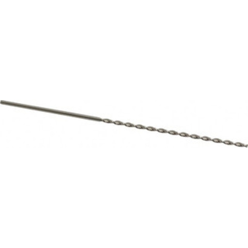 Guhring #60 130 Parabolic Flute High Speed Steel Taper Length Drill Bit Bright Finish, 1-5/16 Flute Length, 2-7/32 OAL, Standard Point, Straight Shank, Series 501 9005010010200 – 85771608
