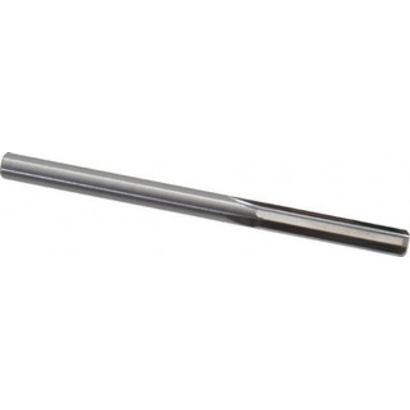 Hertel #6 4-Flute Straight Shank Straight Flute Solid Carbide Chucking Reamer Bright Finish, 3 OAL, 1 Flute Length, RH Cut, RH Spiral 500-003006 – 79890455