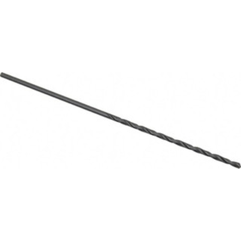 Value Collection #45 118 Spiral Flute High Speed Steel Taper Length Drill Bit Oxide Finish, 2-1/4 Flute Length, 4-1/4 OAL, Standard Point, Straight Shank 01408459 – 01408459