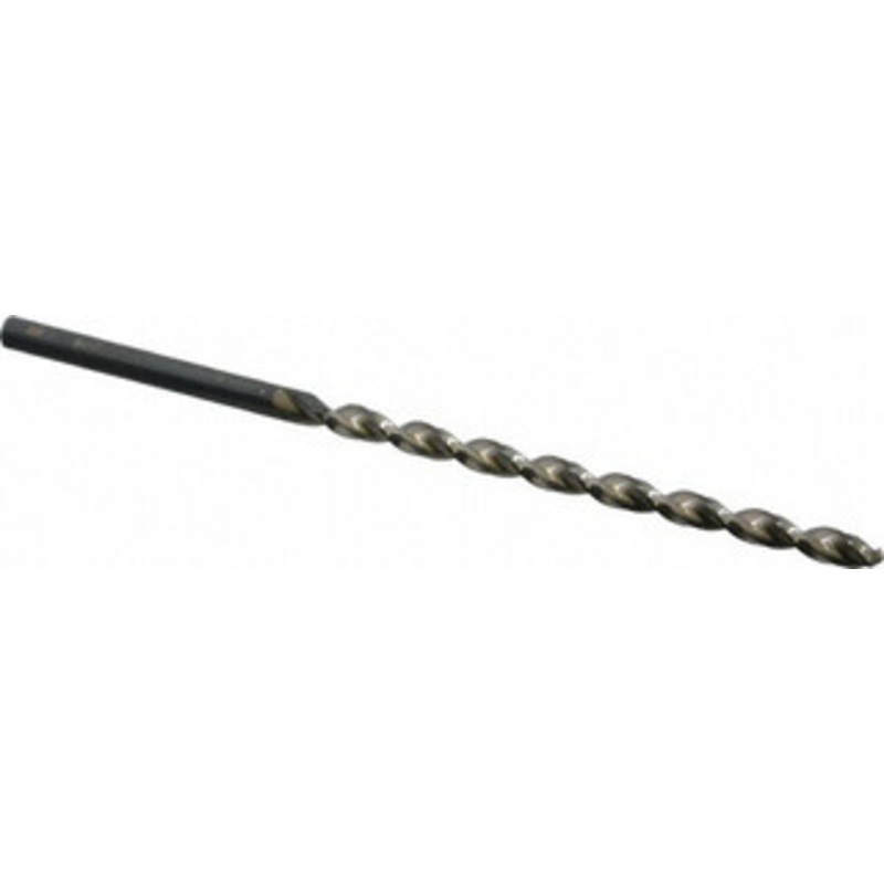 Walter Titex #8 130 Parabolic Flute High Speed Steel Taper Length Drill Bit Oxide Finish, 3-7/16 Flute Length, 5-3/16 OAL, Standard Point, Straight Shank, Series A1522 5154110 – 01466085