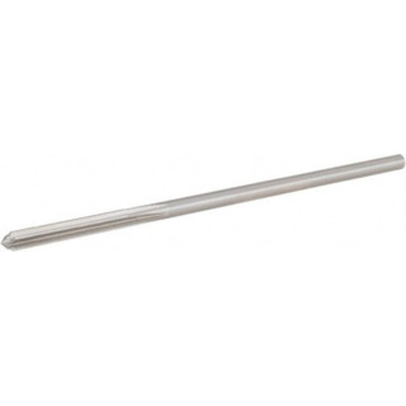 Hertel #10 6-Flute Straight Shank Straight Flute High Speed Steel Chucking Reamer Bright Finish, 5 OAL, 1-1/4 Flute Length, RH Cut, RH Spiral 2291102 – 30147227