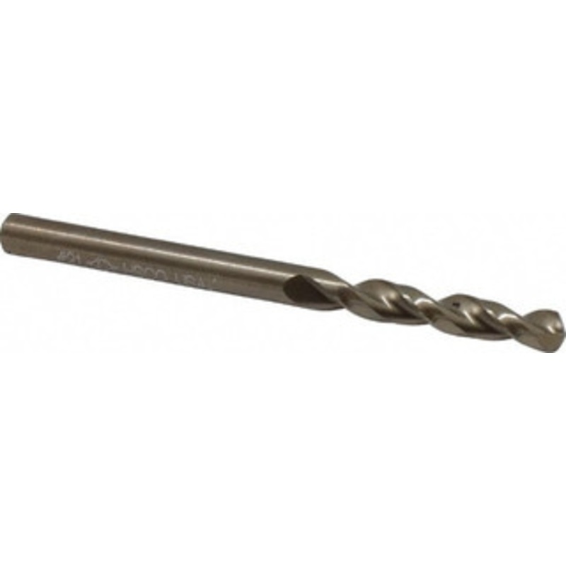 Cleveland Twist Drill #21 135 Parabolic Flute Cobalt Screw Machine Drill Bit Oxide/Gold Finish, Right Hand Cut, 1-1/16 Flute Length, 2-1/8 OAL, Split Point, Straight Shank C14261 – 75786905