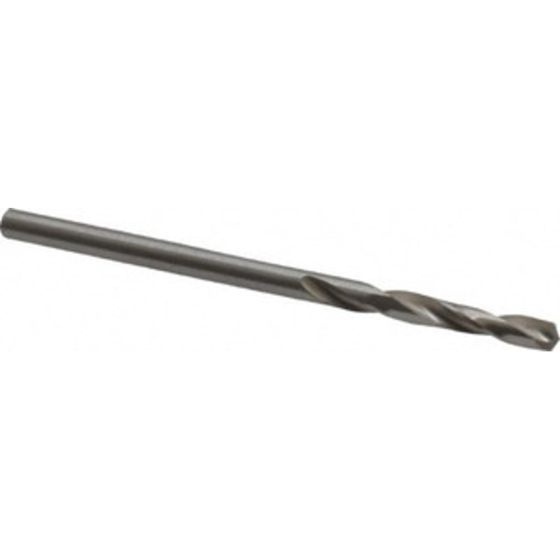 Cleveland Twist Drill #37 135 Spiral Flute High Speed Steel Screw Machine Drill Bit Bright Finish, Right Hand Cut, 13/16 Flute Length, 1-13/16 OAL, Split Point, Straight Shank C70341 – 74332693