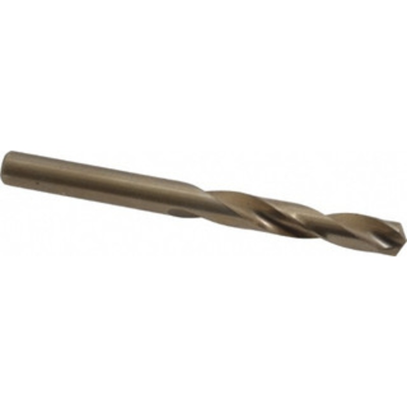 Cleveland Twist Drill #7 135 Spiral Flute Cobalt Screw Machine Drill Bit Oxide/Gold Finish, Right Hand Cut, 1-3/16 Flute Length, 2-1/4 OAL, Split Point, Straight Shank C14620 – 63793079
