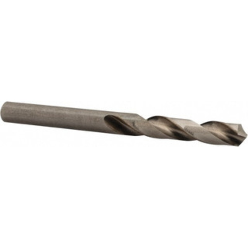 Hertel #4 118 High Speed Steel Screw Machine Drill Bit Bright Finish, Right Hand Cut, 1-1/4 Flute Length, 2-3/8 OAL 89321384 – 89321384