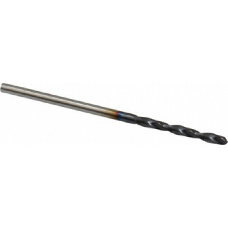 Hertel #48 135 Spiral Flute Cobalt Screw Machine Drill Bit TiAlN Finish, Right Hand Cut, 11/16 Flute Length, 1-11/16 OAL, Split Point, Straight Shank 74132465 – 74132465