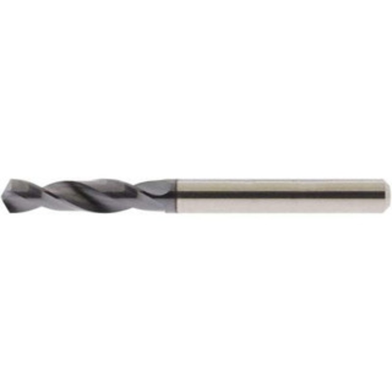 Accupro #12 118 Spiral Flute Solid Carbide Screw Machine Drill Bit AlTiN Finish, Right Hand Cut, 26mm Flute Length, 62mm OAL, Straight Shank DH429012G – 41582727