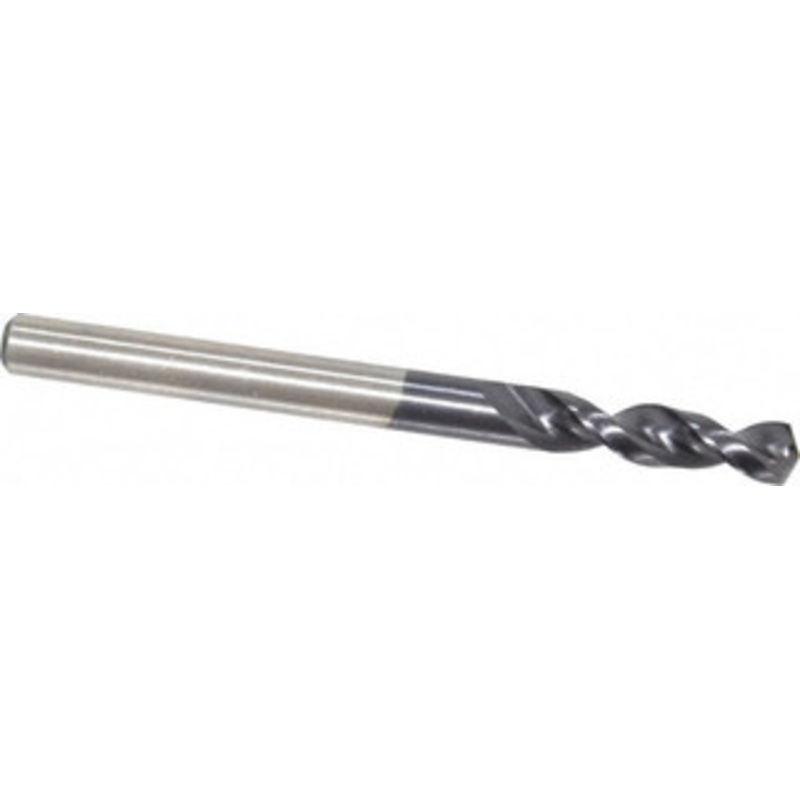 Accupro #14 130 Parabolic Flute Cobalt Screw Machine Drill Bit TiAlN Finish, Right Hand Cut, 0.945 Flute Length, 2.283 OAL, Split Point, Straight Shank 1630462A-AC – 01348937