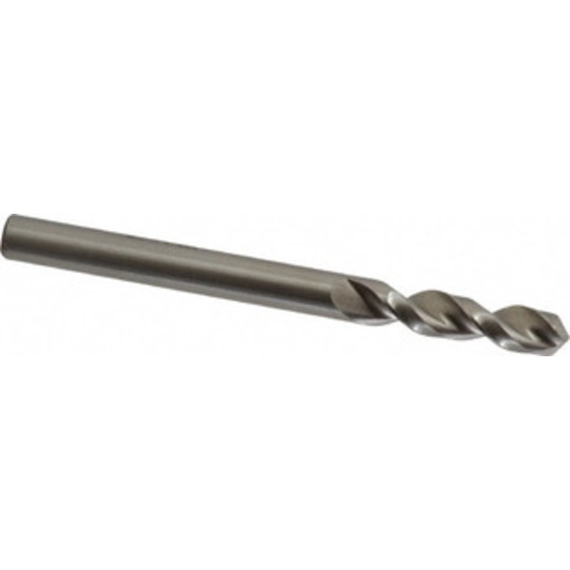 Accupro #4 130 Parabolic Flute Cobalt Screw Machine Drill Bit Bright Finish, Right Hand Cut, 1.102 Flute Length, 2.598 OAL, Split Point, Straight Shank 1630532-AC – 01332188