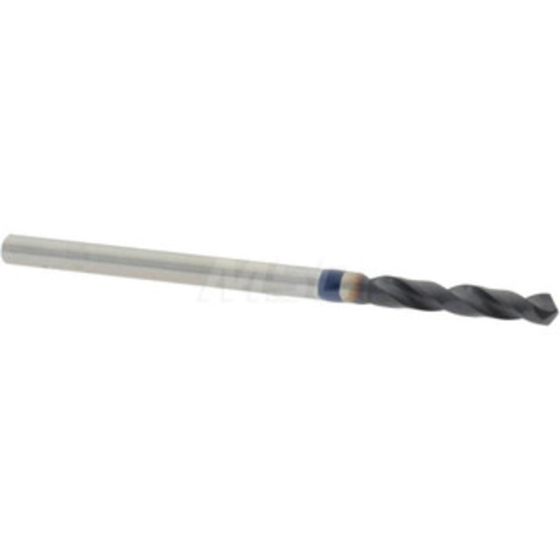 Accupro #43 120 Spiral Flute Cobalt Screw Machine Drill Bit TiAlN Finish, Right Hand Cut, 13mm Flute Length, 40mm OAL, Split Point, Straight Shank 1BS0226-AC – 05493176