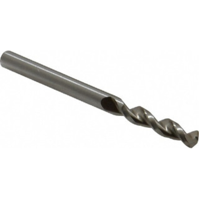 Accupro #8 130 Parabolic Flute Cobalt Screw Machine Drill Bit Bright Finish, Right Hand Cut, 1.024 Flute Length, 2.441 OAL, Split Point, Straight Shank 1630506-AC – 01332113