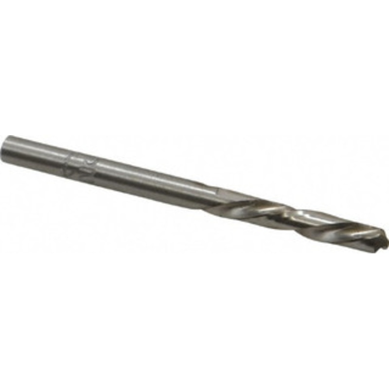 Chicago-Latrobe #24 118 Spiral Flute High Speed Steel Screw Machine Drill Bit Bright Finish, Left Hand Cut, 1 Flute Length, 2-1/16 OAL, Standard Point, Straight Shank 49094 – 81351249