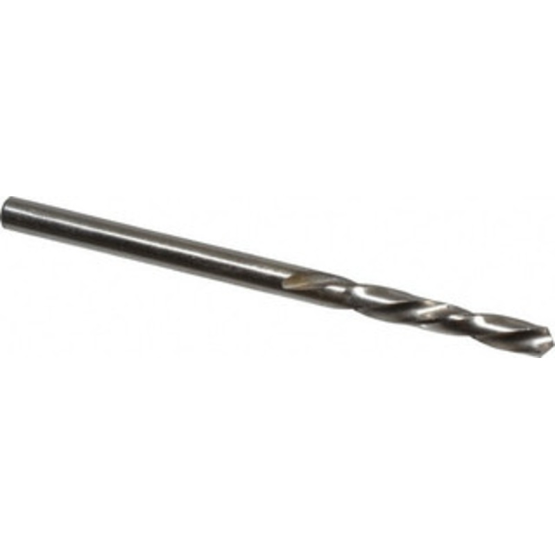 Chicago-Latrobe #32 118 Spiral Flute High Speed Steel Screw Machine Drill Bit Bright Finish, Left Hand Cut, 7/8 Flute Length, 1-7/8 OAL, Standard Point, Straight Shank 49102 – 81351322