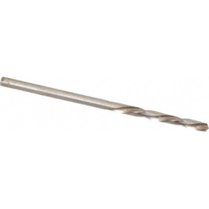 Chicago-Latrobe #45 118 Spiral Flute High Speed Steel Screw Machine Drill Bit Bright Finish, Left Hand Cut, 3/4 Flute Length, 1-3/4 OAL, Standard Point, Straight Shank 49115 – 81351454