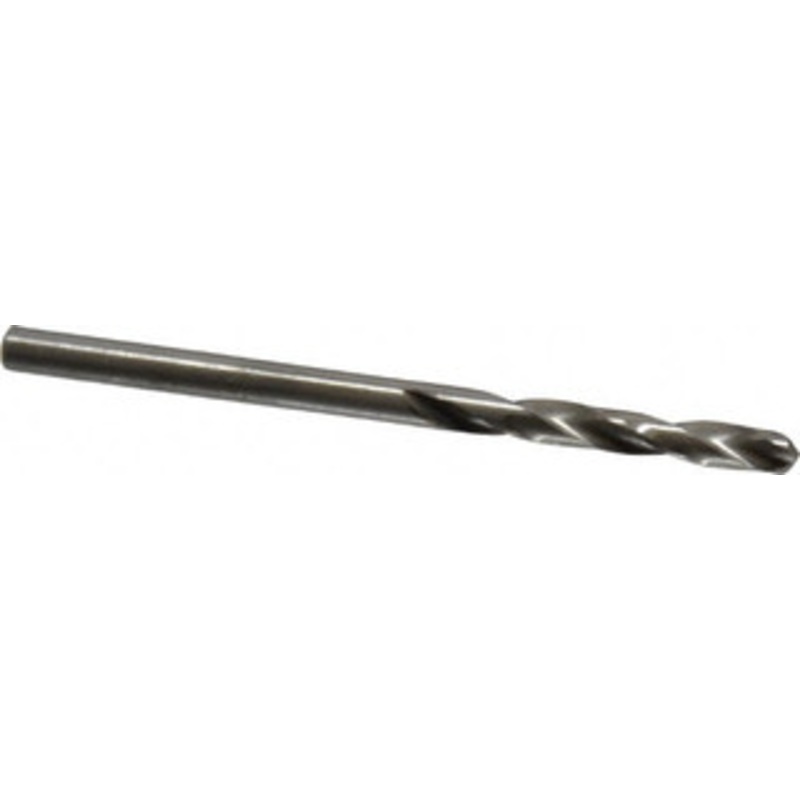 Cleveland Twist Drill #33 135 Spiral Flute High Speed Steel Screw Machine Drill Bit Bright Finish, Right Hand Cut, 7/8 Flute Length, 1-7/8 OAL, Split Point, Straight Shank C70337 – 74332651