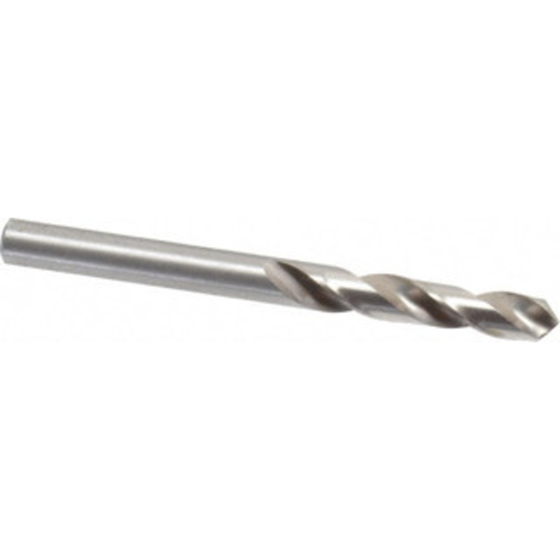Cleveland Twist Drill #4 118 Spiral Flute High Speed Steel Screw Machine Drill Bit Bright Finish, Right Hand Cut, 1-1/4 Flute Length, 2-3/8 OAL, Standard Point, Straight Shank C04487 – 63706048
