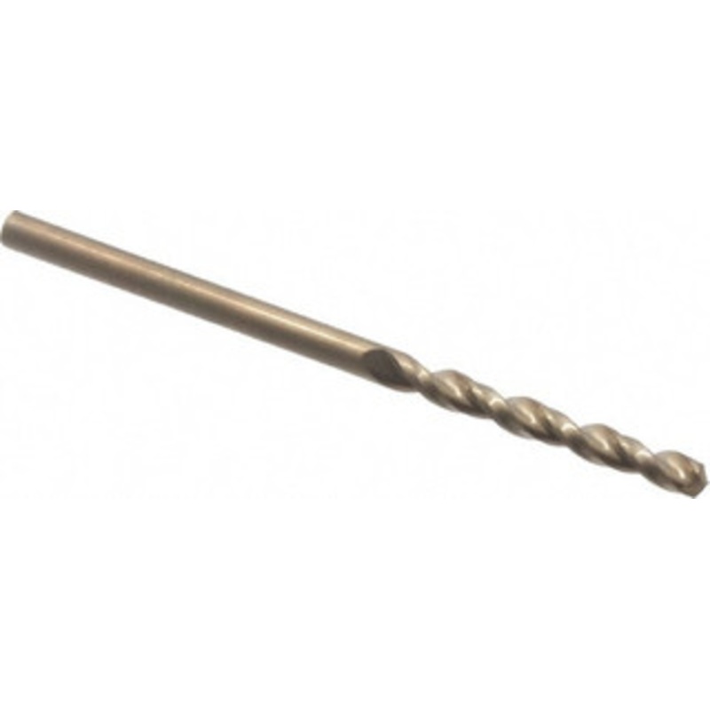 Cleveland Twist Drill #41 135 Parabolic Flute Cobalt Screw Machine Drill Bit Oxide/Gold Finish, Right Hand Cut, 13/16 Flute Length, 1-13/16 OAL, Split Point, Straight Shank C14307 – 76928423