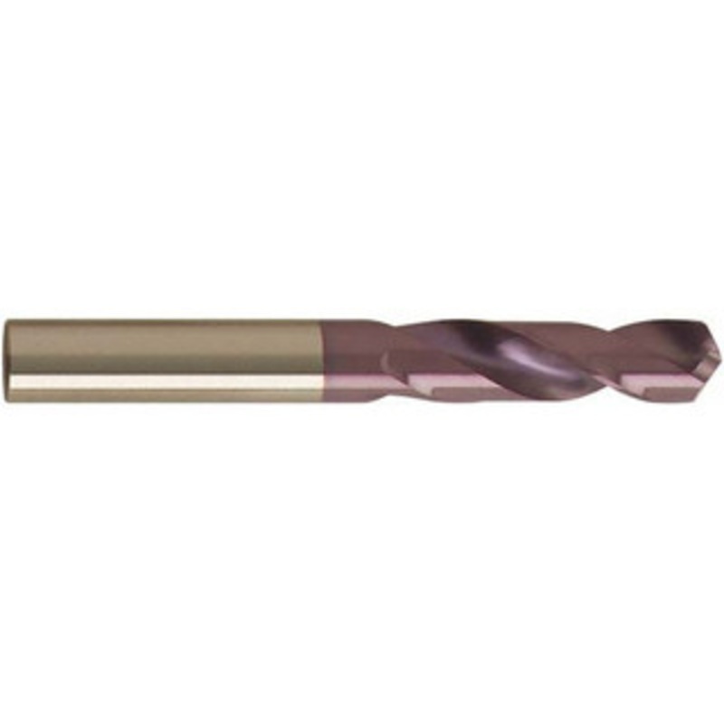 Guhring #1 118 Spiral Flute Solid Carbide Screw Machine Drill Bit FIREX Finish, Right Hand Cut, 28mm Flute Length, 66mm OAL, Faceted Point, Straight Shank 9024630057900 – 62991245