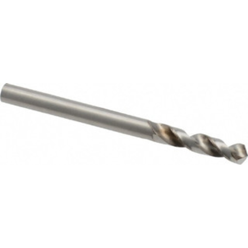Guhring #18 118 Spiral Flute Cobalt Screw Machine Drill Bit Bright Finish, Right Hand Cut, 24mm Flute Length, 58mm OAL, Four Facet, Split Point, Straight Shank 9055240043000 – 55084917