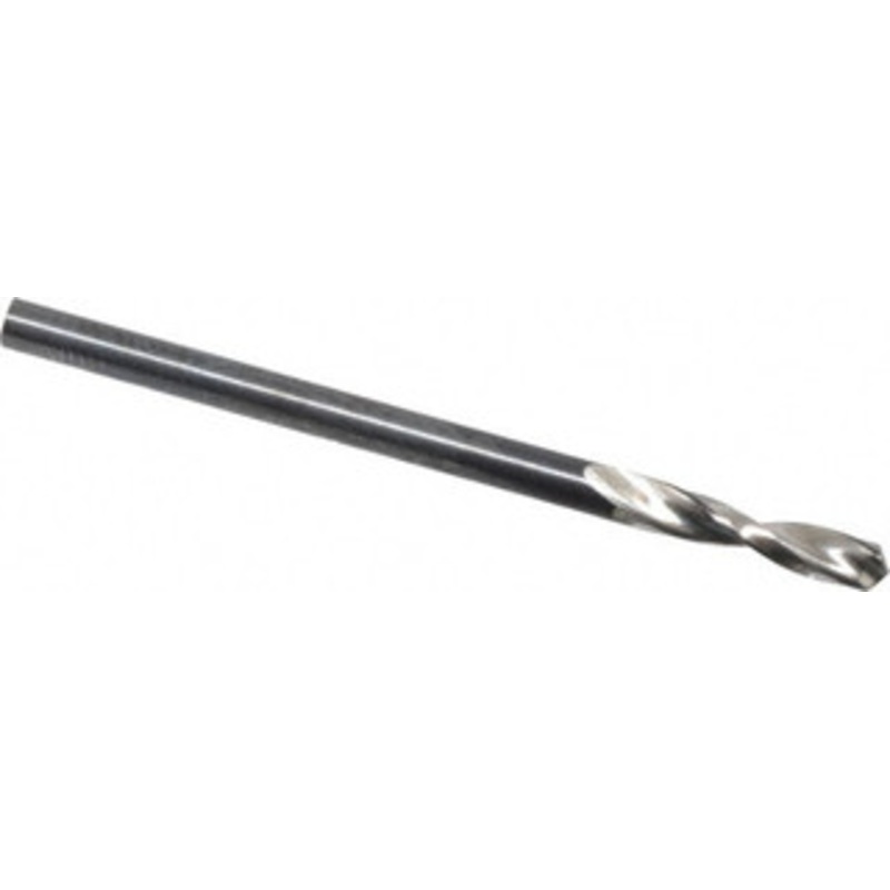 Guhring #40 130 Parabolic Flute High Speed Steel Screw Machine Drill Bit Bright Finish, Right Hand Cut, 35/64 Flute Length, 1-11/16 OAL, Standard Point, Straight Shank 9005520024900 – 85775401