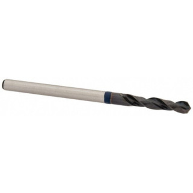 Accupro #33 120 Spiral Flute Cobalt Screw Machine Drill Bit TiAlN Finish, Right Hand Cut, 16mm Flute Length, 46mm OAL, Split Point, Straight Shank 1BS0287-AC – 05493309