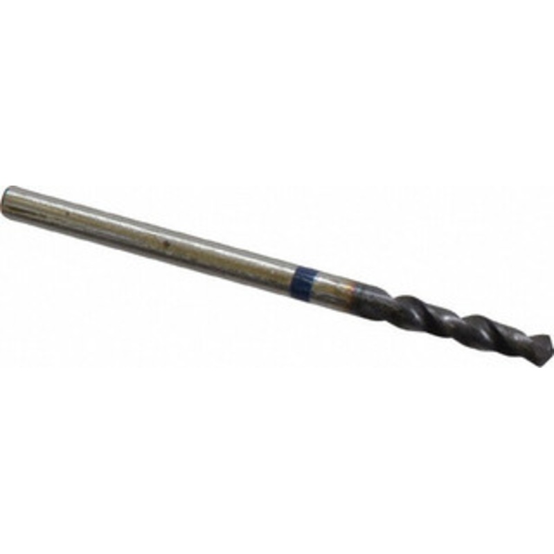 Accupro #39 120 Spiral Flute Cobalt Screw Machine Drill Bit TiAlN Finish, Right Hand Cut, 14mm Flute Length, 43mm OAL, Split Point, Straight Shank 1BS0253-AC – 05493234