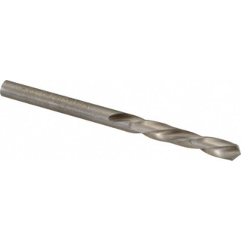 Chicago-Latrobe #26 118 Spiral Flute High Speed Steel Screw Machine Drill Bit Bright Finish, Left Hand Cut, 1 Flute Length, 2-1/16 OAL, Standard Point, Straight Shank 49096 – 81351264