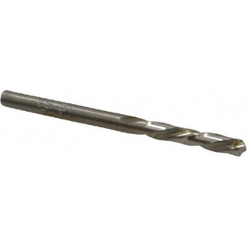 Chicago-Latrobe #28 118 Spiral Flute High Speed Steel Screw Machine Drill Bit Bright Finish, Left Hand Cut, 15/16 Flute Length, 1-15/16 OAL, Standard Point, Straight Shank 49098 – 81351280
