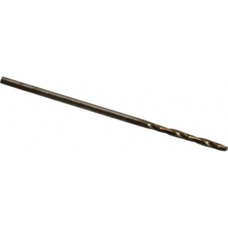 Chicago-Latrobe #55 135 Spiral Flute Cobalt Screw Machine Drill Bit Oxide/Gold Finish, Right Hand Cut, 5/8 Flute Length, 1-5/8 OAL, Split Point, Straight Shank 50910 – 81372559