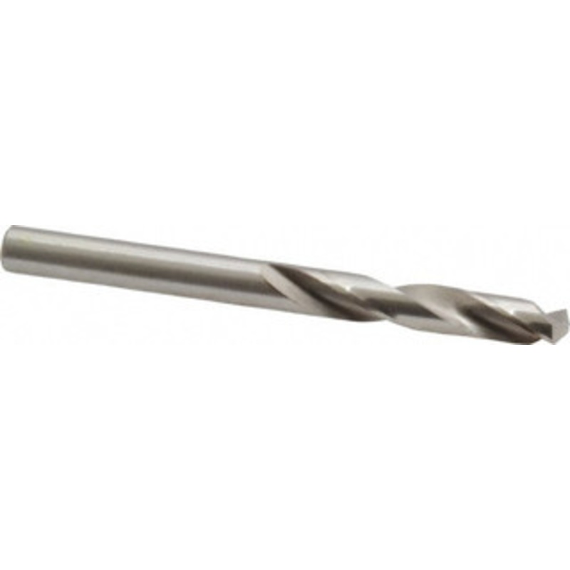 Cleveland Twist Drill #10 135 Spiral Flute High Speed Steel Screw Machine Drill Bit Bright Finish, Right Hand Cut, 1-3/16 Flute Length, 2-1/4 OAL, Split Point, Straight Shank C70314 – 74332438
