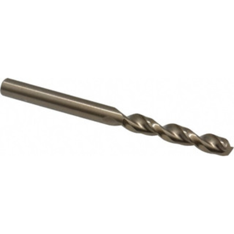 Cleveland Twist Drill #17 135 Parabolic Flute Cobalt Screw Machine Drill Bit Oxide/Gold Finish, Right Hand Cut, 1-1/8 Flute Length, 2-3/16 OAL, Split Point, Straight Shank C14257 – 75786863