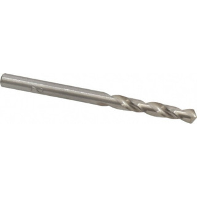 Cleveland Twist Drill #23 118 Spiral Flute High Speed Steel Screw Machine Drill Bit Bright Finish, Right Hand Cut, 1 Flute Length, 2-1/16 OAL, Standard Point, Straight Shank C04447 – 63706238