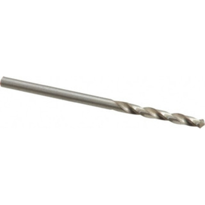 Cleveland Twist Drill #41 118 Spiral Flute High Speed Steel Screw Machine Drill Bit Bright Finish, Right Hand Cut, 13/16 Flute Length, 1-13/16 OAL, Standard Point, Straight Shank C04407 – 63706410