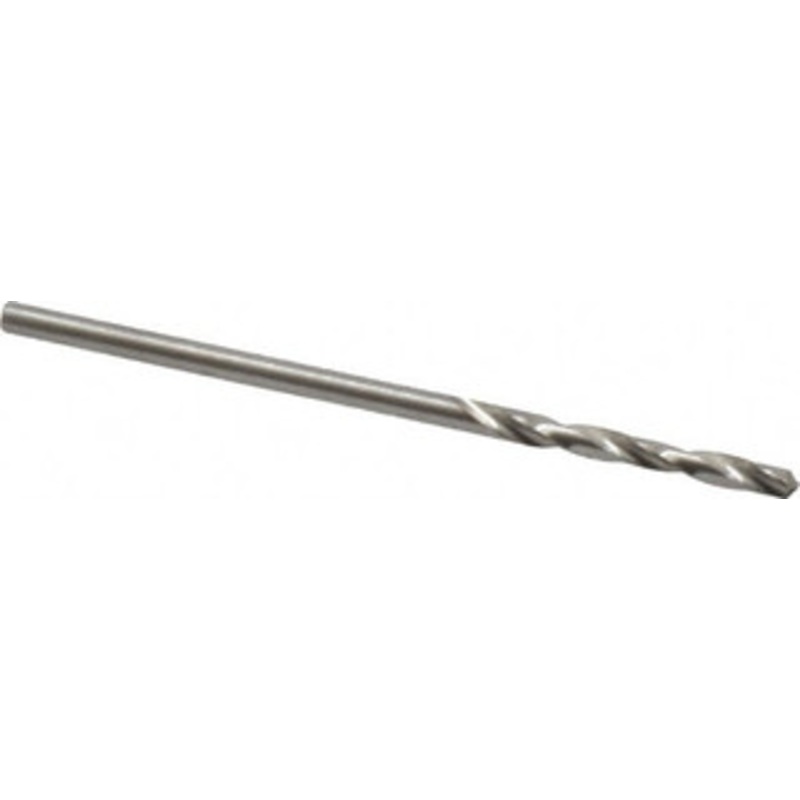 Cleveland Twist Drill #49 118 Spiral Flute High Speed Steel Screw Machine Drill Bit Bright Finish, Right Hand Cut, 11/16 Flute Length, 1-11/16 OAL, Standard Point, Straight Shank C04386 – 63706493