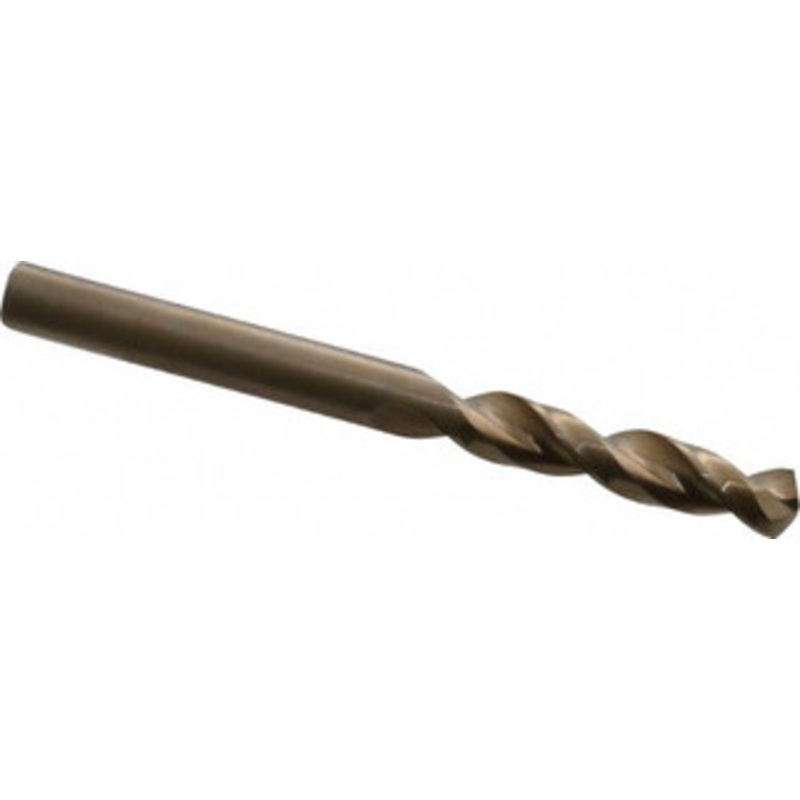 Cleveland Twist Drill #7 135 Parabolic Flute Cobalt Screw Machine Drill Bit Oxide/Gold Finish, Right Hand Cut, 1-3/16 Flute Length, 2-1/4 OAL, Split Point, Straight Shank C14247 – 75786764