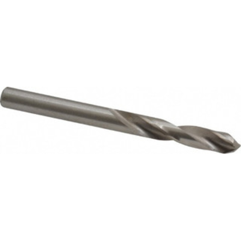 Cleveland Twist Drill #7 135 Spiral Flute High Speed Steel Screw Machine Drill Bit Bright Finish, Right Hand Cut, 1-3/16 Flute Length, 2-1/4 OAL, Split Point, Straight Shank C70311 – 74332404