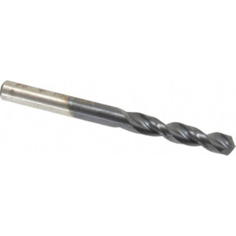 Cleveland Twist Drill #9 135 Parabolic Flute Cobalt Screw Machine Drill Bit TiAlN Finish, Right Hand Cut, 1-3/16 Flute Length, 2-1/4 OAL, Split Point, Straight Shank C15099 – 75907048