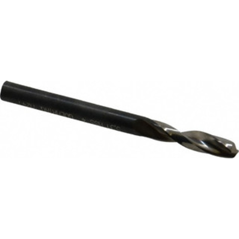 Guhring #4 130 Parabolic Flute High Speed Steel Screw Machine Drill Bit Bright Finish, Right Hand Cut, 1-7/64 Flute Length, 2-19/32 OAL, Standard Point, Straight Shank 9005520053100 – 85775047
