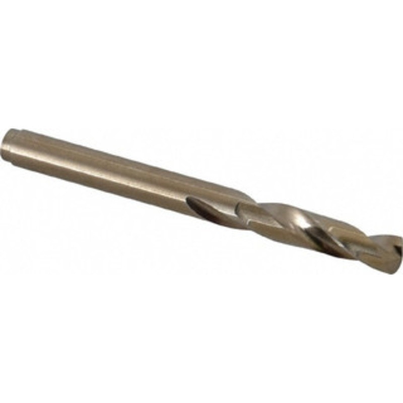 Hertel #7 135 Spiral Flute Cobalt Screw Machine Drill Bit Bright Finish, Right Hand Cut, 1-3/16 Flute Length, 2-1/4 OAL, Split Point, Straight Shank 74130584 – 74130584