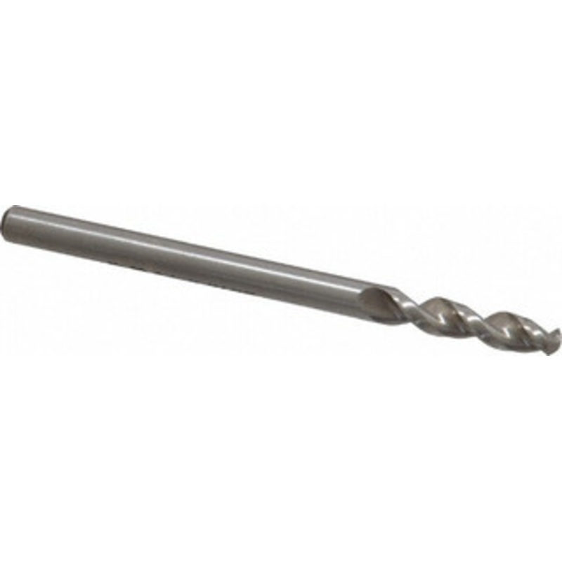 Accupro #30 130 Parabolic Flute Cobalt Screw Machine Drill Bit Bright Finish, Right Hand Cut, 0.709 Flute Length, 1.929 OAL, Split Point, Straight Shank 1630326-AC – 01331693