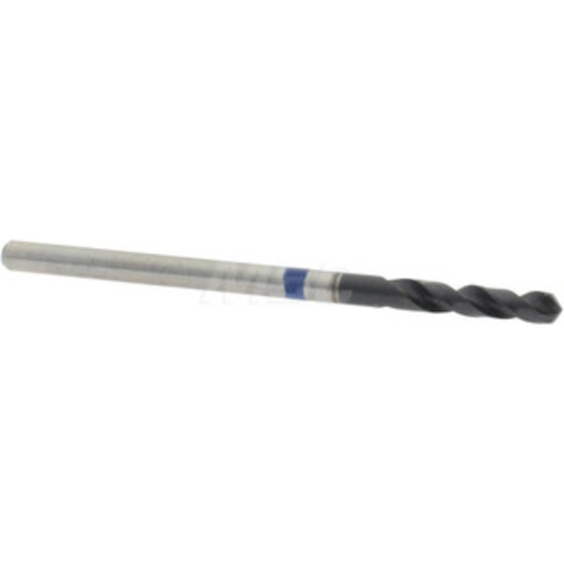 Accupro #44 120 Spiral Flute Cobalt Screw Machine Drill Bit TiAlN Finish, Right Hand Cut, 13mm Flute Length, 40mm OAL, Split Point, Straight Shank 1BS0218-AC – 05493168