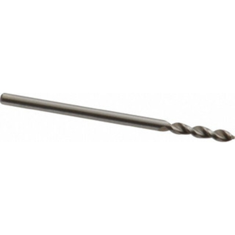 Accupro #47 130 Parabolic Flute Cobalt Screw Machine Drill Bit Bright Finish, Right Hand Cut, 0.472 Flute Length, 1.496 OAL, Split Point, Straight Shank 1630199-AC – 01331230