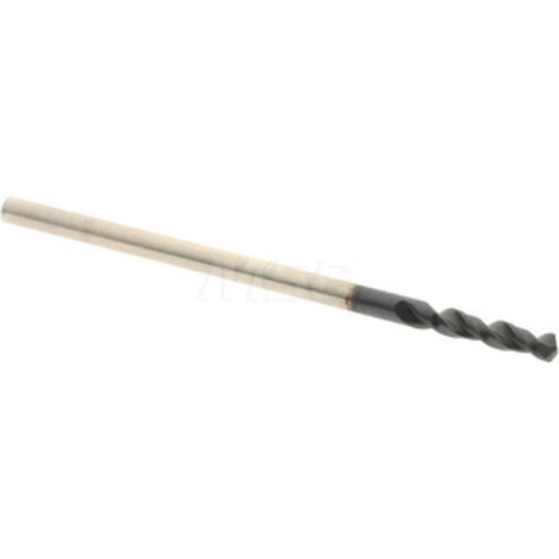 Accupro #51 130 Parabolic Flute Cobalt Screw Machine Drill Bit TiAlN Finish, Right Hand Cut, 0.394 Flute Length, 1.339 OAL, Split Point, Straight Shank 1630169A-AC – 01348077