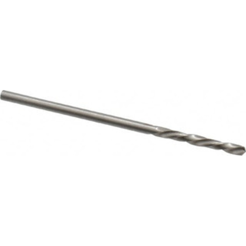 Chicago-Latrobe #50 118 Spiral Flute High Speed Steel Screw Machine Drill Bit Bright Finish, Left Hand Cut, 11/16 Flute Length, 1-11/16 OAL, Standard Point, Straight Shank 49120 – 81351504