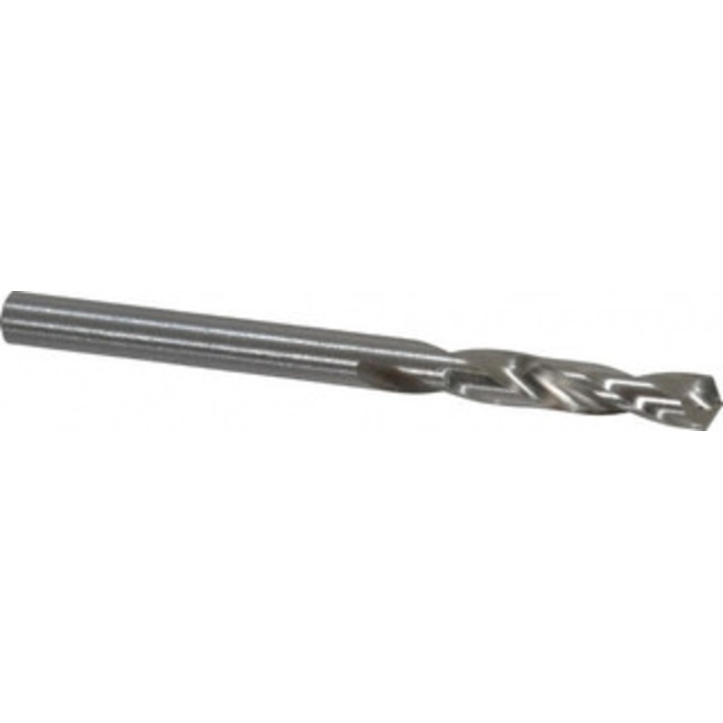 Cleveland Twist Drill #18 135 Spiral Flute High Speed Steel Screw Machine Drill Bit Bright Finish, Right Hand Cut, 1-1/16 Flute Length, 2-1/8 OAL, Split Point, Straight Shank C70322 – 74332511
