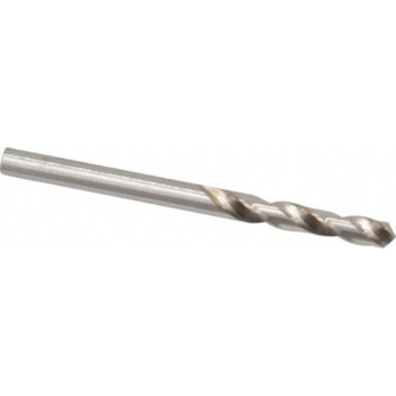 Cleveland Twist Drill #28 118 Spiral Flute High Speed Steel Screw Machine Drill Bit Bright Finish, Right Hand Cut, 15/16 Flute Length, 1-15/16 OAL, Standard Point, Straight Shank C04436 – 63706287