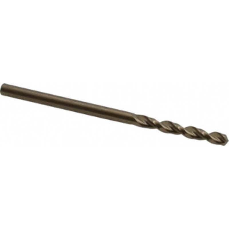 Cleveland Twist Drill #39 135 Parabolic Flute Cobalt Screw Machine Drill Bit Oxide/Gold Finish, Right Hand Cut, 13/16 Flute Length, 1-13/16 OAL, Split Point, Straight Shank C14279 – 75905190