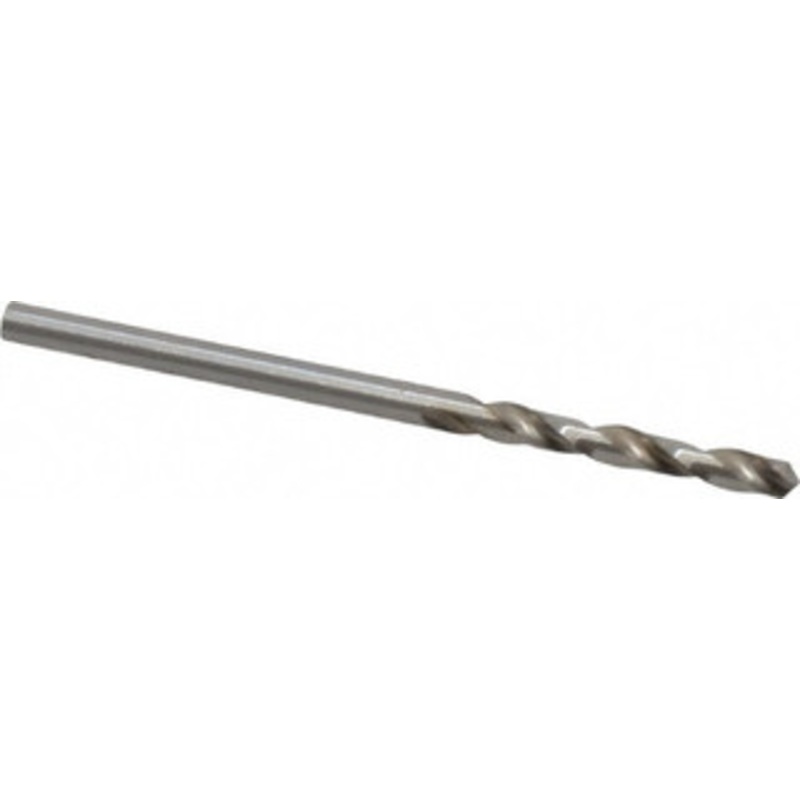 Cleveland Twist Drill #40 118 Spiral Flute High Speed Steel Screw Machine Drill Bit Bright Finish, Right Hand Cut, 13/16 Flute Length, 1-13/16 OAL, Standard Point, Straight Shank C04409 – 63706402