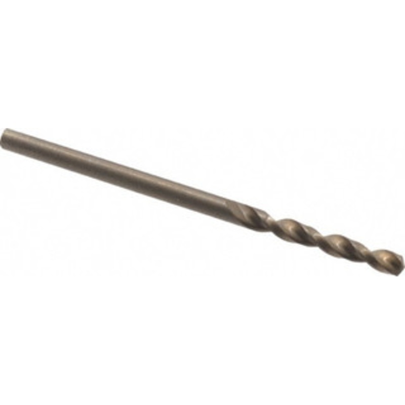 Cleveland Twist Drill #40 135 Parabolic Flute Cobalt Screw Machine Drill Bit Oxide/Gold Finish, Right Hand Cut, 13/16 Flute Length, 1-13/16 OAL, Split Point, Straight Shank C14280 – 65191868