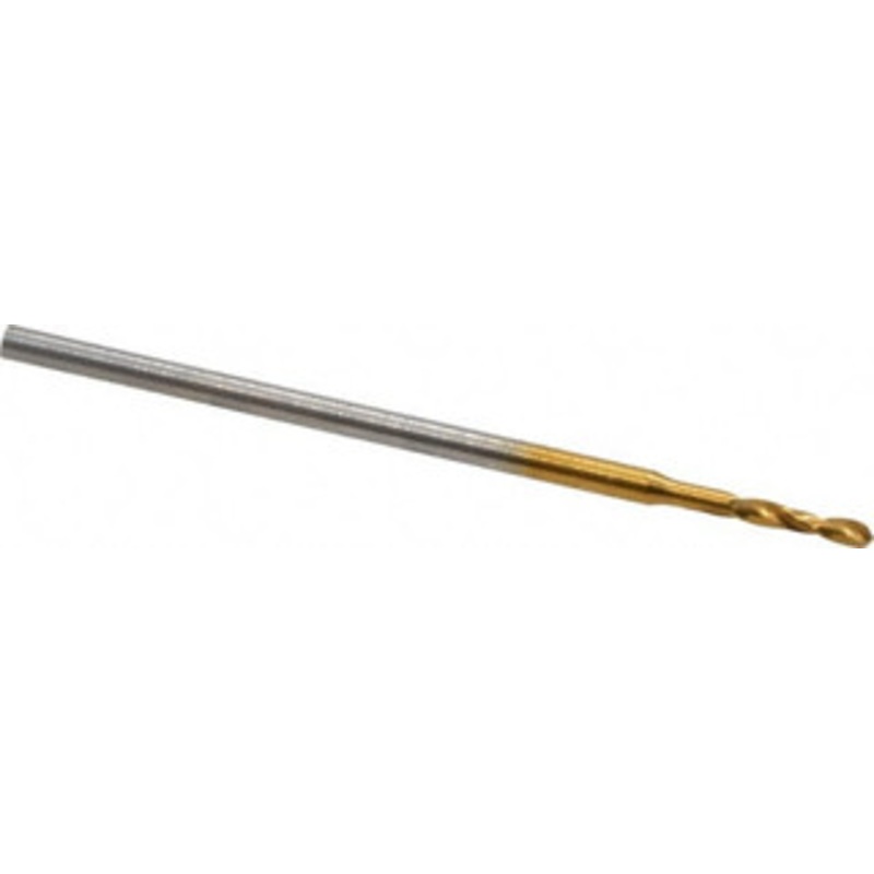 Guhring #69, 118 Point, Cobalt Micro Drill Bit 0.984 OAL, 4.8mm Flute Length, 1mm Shank Diam, Series 660 9006600007400 – 85891745